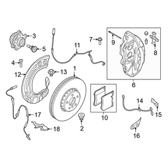 BMW OE - Front Suspension - Brake Components