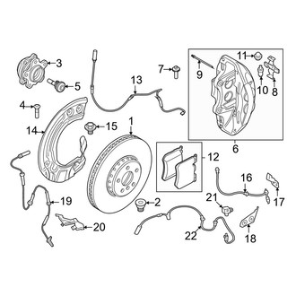 BMW OE - Front Suspension - Brake Components (M / M Competition)
