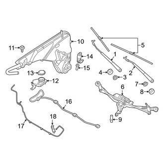 BMW OE - Windshield - Wiper & Washer Components (M / M Competition / M50i / sDrive40i / xDrive40i / xDrive50i)