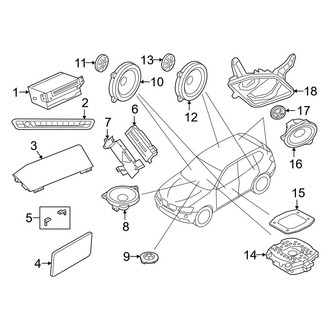 BMW OE - Instrument Panel - Sound System (Harman Kardon, 16 Speaker)
