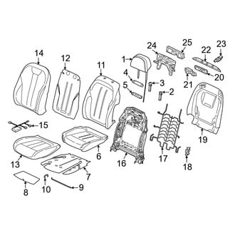BMW OE - Seats & Tracks - Driver Seat Components (Seat)