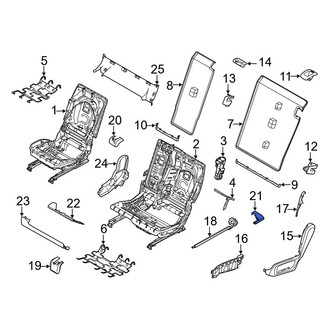 BMW OE - Seat Track Cover