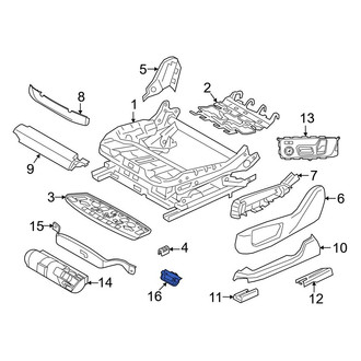 BMW OE - Front Right Courtesy Light Bracket