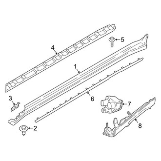 BMW OE - Pillars, Rocker & Floor - Exterior Trim (M50i / sDrive40i / xDrive40i / xDrive45e)