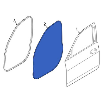 BMW OE - Front Outer Door Seal