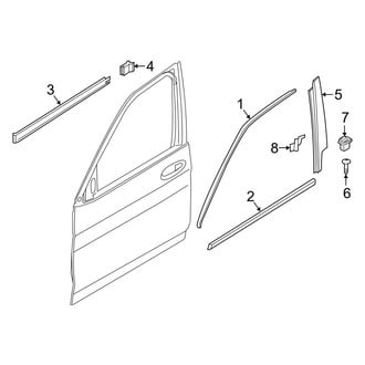BMW OE - Front Door - Exterior Trim