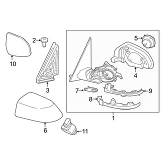 BMW OE - Front Door - Outside Mirrors (M50i / sDrive40i / xDrive40i / xDrive50i)
