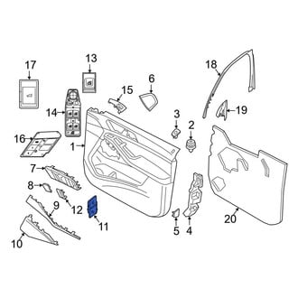 BMW OE - Front Left Door Lock Switch