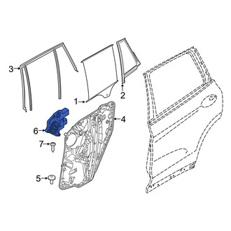 BMW OE - Rear Right Window Motor