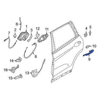 BMW OE - Front Left Outer Exterior Door Handle