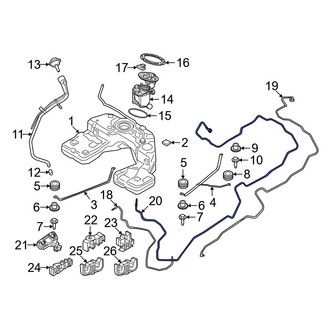 BMW OE - Fuel Hose