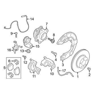 BMW OE - Rear Suspension - Brake Components