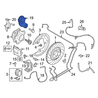 BMW OE - Rear Parking Brake Actuator