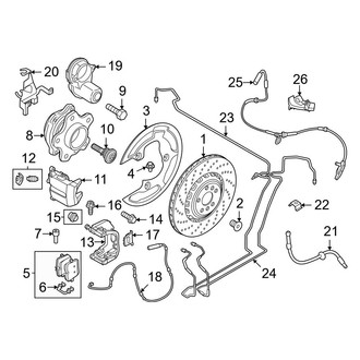 BMW OE - Rear Suspension - Brake Components (M / M Competition)