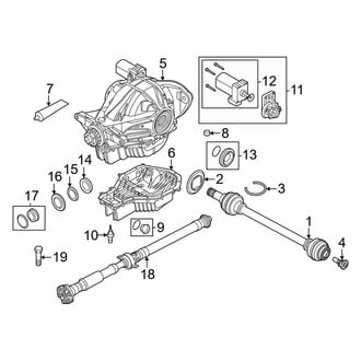 BMW OE - Rear Suspension - Axle & Differential (M / M Competition)