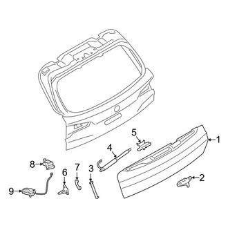 BMW OE - Tail Gate - Gate & Hardware