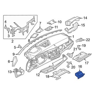 BMW OE - Instrument Panel Storage Compartment