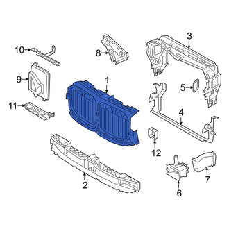 BMW OE - Front Upper Radiator Support Air Duct