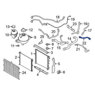BMW OE - Turbocharger Coolant Supply Line
