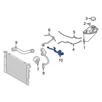BMW OE - Lower Radiator Coolant Hose