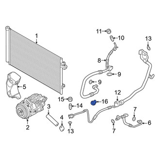 BMW OE - A/C Refrigerant Pressure Sensor