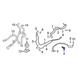 BMW OE - A/C Refrigerant Line Bracket