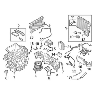 BMW OE - Air Conditioner & Heater - Evaporator & Heater Components