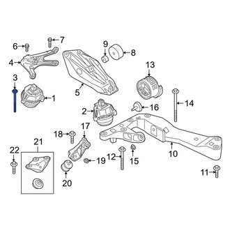 BMW OE - Engine Mount Bolt