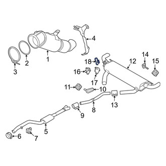 BMW OE - Exhaust Control Valve Actuator Clip