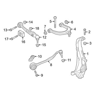 BMW OE - Front Suspension - Suspension Components (Knuckle & Control Arms)