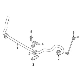 BMW OE - Front Suspension - Stabilizer Bar & Components (W/O M Sport Suspension), (M50i / xDrive40i / xDrive50i)