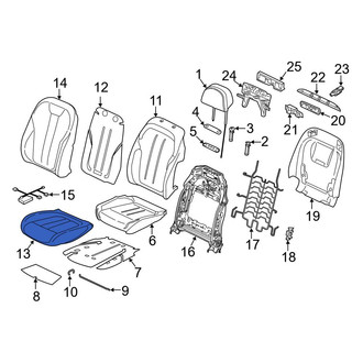 BMW OE - Front Left Seat Cover