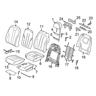 BMW OE - Seats & Tracks - Driver Seat Components (Seat)