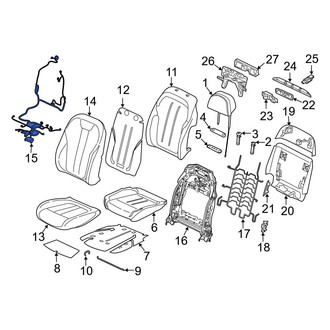 BMW OE - Front Right Power Seat Wiring Harness