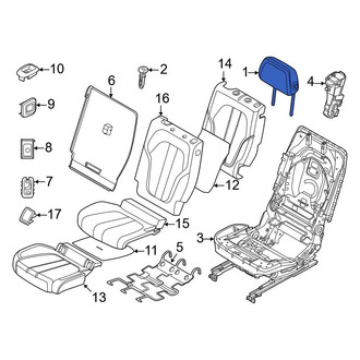 BMW OE - Center Left Outer Headrest