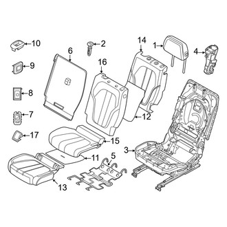 BMW OE - Seats & Tracks - Second Row Seats (40% Side, Split-Bench)