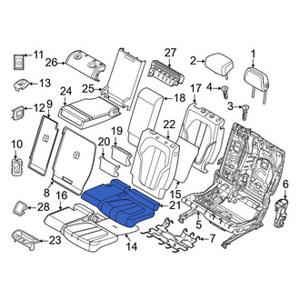 BMW OE - Center Left Seat Cover