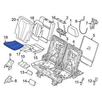 BMW OE - Center Left Seat Cover