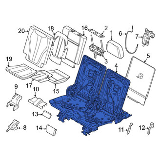 BMW OE - Rear Seat Frame