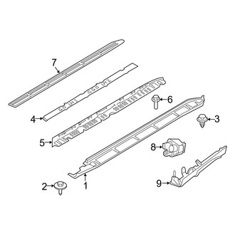 BMW OE - Pillars, Rocker & Floor - Exterior Trim (With Footboard)