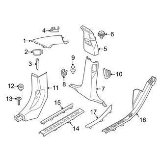 BMW OE - Pillars, Rocker & Floor - Interior Trim