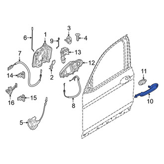 BMW OE - Front Left Outer Exterior Door Handle