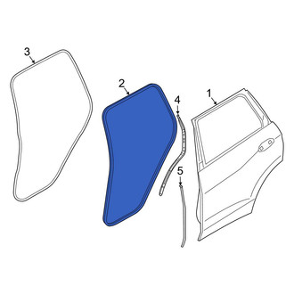 BMW OE - Rear Outer Door Seal