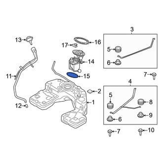 BMW OE - Fuel Pump Tank Seal