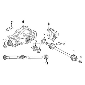 BMW OE - Rear Suspension - Axle & Differential (xDrive40i)
