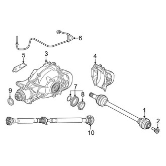 BMW OE - Rear Suspension - Axle & Differential (M60i)