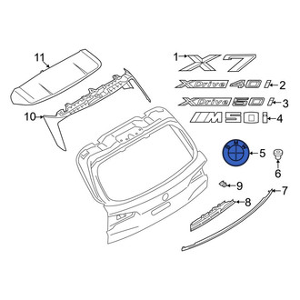 BMW OE - Rear Hatch Emblem