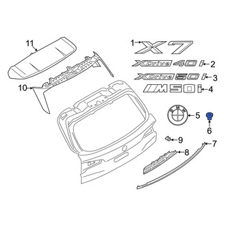 BMW OE - Hatch Emblem Grommet
