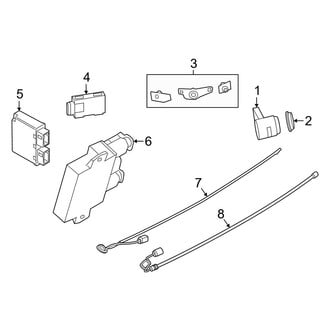 BMW OE - Rear Bumper - Electrical Components (With M Type)