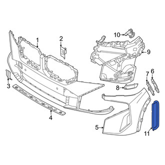 BMW OE - Front Left Reflector Panel